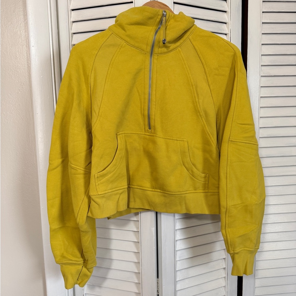 Vibrant Yellow Knit lululemon Scuba